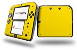 Solids Collection Yellow - Decal Style Vinyl Skin fits Nintendo 2DS - 2DS NOT INCLUDED