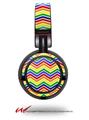 Decal style Skin Wrap for Sony MDR ZX100 Headphones Zig Zag Rainbow (HEADPHONES  NOT INCLUDED)