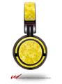 Decal style Skin Wrap for Sony MDR ZX100 Headphones Triangle Mosaic Yellow (HEADPHONES  NOT INCLUDED)