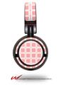Decal style Skin Wrap for Sony MDR ZX100 Headphones Squared Pink (HEADPHONES  NOT INCLUDED)