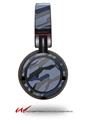 Decal style Skin Wrap for Sony MDR ZX100 Headphones Camouflage Blue (HEADPHONES  NOT INCLUDED)