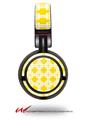 Decal style Skin Wrap for Sony MDR ZX100 Headphones Boxed Yellow (HEADPHONES  NOT INCLUDED)