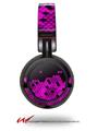 Decal style Skin Wrap for Sony MDR ZX100 Headphones HEX Hot Pink (HEADPHONES  NOT INCLUDED)