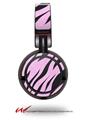 Decal style Skin Wrap for Sony MDR ZX100 Headphones Zebra Skin Pink (HEADPHONES  NOT INCLUDED)