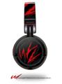 Decal style Skin Wrap for Sony MDR ZX100 Headphones WraptorSkinz WZ on Black (HEADPHONES  NOT INCLUDED)
