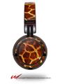 Decal style Skin Wrap for Sony MDR ZX100 Headphones Fractal Fur Giraffe (HEADPHONES  NOT INCLUDED)
