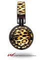 Decal style Skin Wrap for Sony MDR ZX100 Headphones Fractal Fur Leopard (HEADPHONES  NOT INCLUDED)