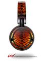 Decal style Skin Wrap for Sony MDR ZX100 Headphones Fractal Fur Tiger (HEADPHONES  NOT INCLUDED)
