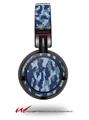 Decal style Skin Wrap for Sony MDR ZX100 Headphones WraptorCamo Digital Camo Navy (HEADPHONES  NOT INCLUDED)