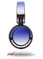 Decal style Skin Wrap for Sony MDR ZX100 Headphones Smooth Fades White Blue (HEADPHONES  NOT INCLUDED)