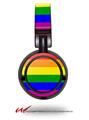 Decal style Skin Wrap for Sony MDR ZX100 Headphones Rainbow Stripes (HEADPHONES  NOT INCLUDED)
