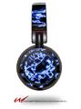 Decal style Skin Wrap for Sony MDR ZX100 Headphones Electrify Blue (HEADPHONES  NOT INCLUDED)