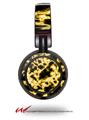 Decal style Skin Wrap for Sony MDR ZX100 Headphones Electrify Yellow (HEADPHONES  NOT INCLUDED)