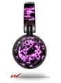 Decal style Skin Wrap for Sony MDR ZX100 Headphones Electrify Hot Pink (HEADPHONES  NOT INCLUDED)