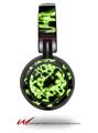Decal style Skin Wrap for Sony MDR ZX100 Headphones Electrify Green (HEADPHONES  NOT INCLUDED)