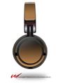 Decal style Skin Wrap for Sony MDR ZX100 Headphones Smooth Fades Bronze Black (HEADPHONES  NOT INCLUDED)