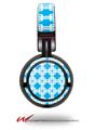Decal style Skin Wrap for Sony MDR ZX100 Headphones Boxed Neon Blue (HEADPHONES NOT INCLUDED)