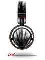 Decal style Skin Wrap for Sony MDR ZX100 Headphones Lightning Black (HEADPHONES  NOT INCLUDED)