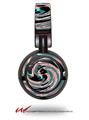 Decal style Skin Wrap for Sony MDR ZX100 Headphones Alecias Swirl 02 (HEADPHONES  NOT INCLUDED)