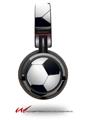 Decal style Skin Wrap for Sony MDR ZX100 Headphones Soccer Ball (HEADPHONES  NOT INCLUDED)