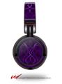 Decal style Skin Wrap for Sony MDR ZX100 Headphones Abstract 01 Purple (HEADPHONES  NOT INCLUDED)