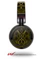 Decal style Skin Wrap for Sony MDR ZX100 Headphones Abstract 01 Yellow (HEADPHONES  NOT INCLUDED)