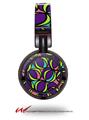 Decal style Skin Wrap for Sony MDR ZX100 Headphones Crazy Dots 01 (HEADPHONES  NOT INCLUDED)