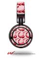 Decal style Skin Wrap for Sony MDR ZX100 Headphones Petals Red (HEADPHONES  NOT INCLUDED)