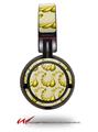 Decal style Skin Wrap for Sony MDR ZX100 Headphones Petals Yellow (HEADPHONES  NOT INCLUDED)
