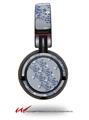 Decal style Skin Wrap for Sony MDR ZX100 Headphones Victorian Design Blue (HEADPHONES  NOT INCLUDED)