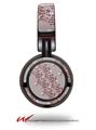 Decal style Skin Wrap for Sony MDR ZX100 Headphones Victorian Design Red (HEADPHONES  NOT INCLUDED)