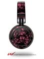 Decal style Skin Wrap for Sony MDR ZX100 Headphones Skulls Confetti Pink (HEADPHONES  NOT INCLUDED)