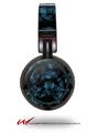 Decal style Skin Wrap for Sony MDR ZX100 Headphones Skulls Confetti Blue (HEADPHONES  NOT INCLUDED)