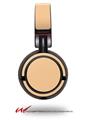 Decal style Skin Wrap for Sony MDR ZX100 Headphones Solids Collection Peach (HEADPHONES  NOT INCLUDED)