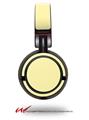 Decal style Skin Wrap for Sony MDR ZX100 Headphones Solids Collection Yellow Sunshine (HEADPHONES  NOT INCLUDED)