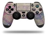 WraptorSkinz Skin compatible with Sony PS4 Dualshock Controller PlayStation 4 Original Slim and Pro Pastel Abstract Pink and Blue (CONTROLLER NOT INCLUDED)