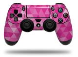WraptorSkinz Skin compatible with Sony PS4 Dualshock Controller PlayStation 4 Original Slim and Pro Triangle Mosaic Fuchsia (CONTROLLER NOT INCLUDED)