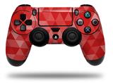 WraptorSkinz Skin compatible with Sony PS4 Dualshock Controller PlayStation 4 Original Slim and Pro Triangle Mosaic Red (CONTROLLER NOT INCLUDED)