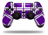 WraptorSkinz Skin compatible with Sony PS4 Dualshock Controller PlayStation 4 Original Slim and Pro Squared Purple (CONTROLLER NOT INCLUDED)