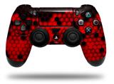 WraptorSkinz Skin compatible with Sony PS4 Dualshock Controller PlayStation 4 Original Slim and Pro HEX Red (CONTROLLER NOT INCLUDED)