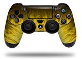 WraptorSkinz Skin compatible with Sony PS4 Dualshock Controller PlayStation 4 Original Slim and Pro Fire Yellow (CONTROLLER NOT INCLUDED)