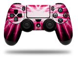 WraptorSkinz Skin compatible with Sony PS4 Dualshock Controller PlayStation 4 Original Slim and Pro Lightning Pink (CONTROLLER NOT INCLUDED)