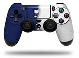 WraptorSkinz Skin compatible with Sony PS4 Dualshock Controller PlayStation 4 Original Slim and Pro Ripped Colors Blue White (CONTROLLER NOT INCLUDED)