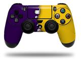 WraptorSkinz Skin compatible with Sony PS4 Dualshock Controller PlayStation 4 Original Slim and Pro Ripped Colors Purple Yellow (CONTROLLER NOT INCLUDED)