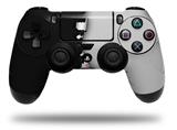 WraptorSkinz Skin compatible with Sony PS4 Dualshock Controller PlayStation 4 Original Slim and Pro Ripped Colors Black Gray (CONTROLLER NOT INCLUDED)
