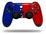 WraptorSkinz Skin compatible with Sony PS4 Dualshock Controller PlayStation 4 Original Slim and Pro Ripped Colors Blue Red (CONTROLLER NOT INCLUDED)