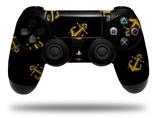 WraptorSkinz Skin compatible with Sony PS4 Dualshock Controller PlayStation 4 Original Slim and Pro Anchors Away Black (CONTROLLER NOT INCLUDED)