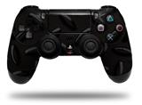 WraptorSkinz Skin compatible with Sony PS4 Dualshock Controller PlayStation 4 Original Slim and Pro Diamond Plate Metal 02 Black (CONTROLLER NOT INCLUDED)