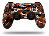 WraptorSkinz Skin compatible with Sony PS4 Dualshock Controller PlayStation 4 Original Slim and Pro WraptorCamo Digital Camo Burnt Orange (CONTROLLER NOT INCLUDED)