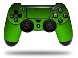 WraptorSkinz Skin compatible with Sony PS4 Dualshock Controller PlayStation 4 Original Slim and Pro Smooth Fades Green Black (CONTROLLER NOT INCLUDED)